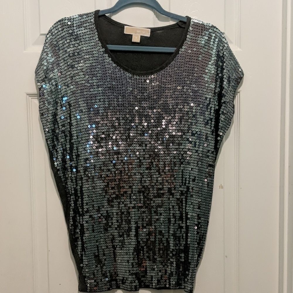 Michael Michael Kors sequin top Sz S NWOT